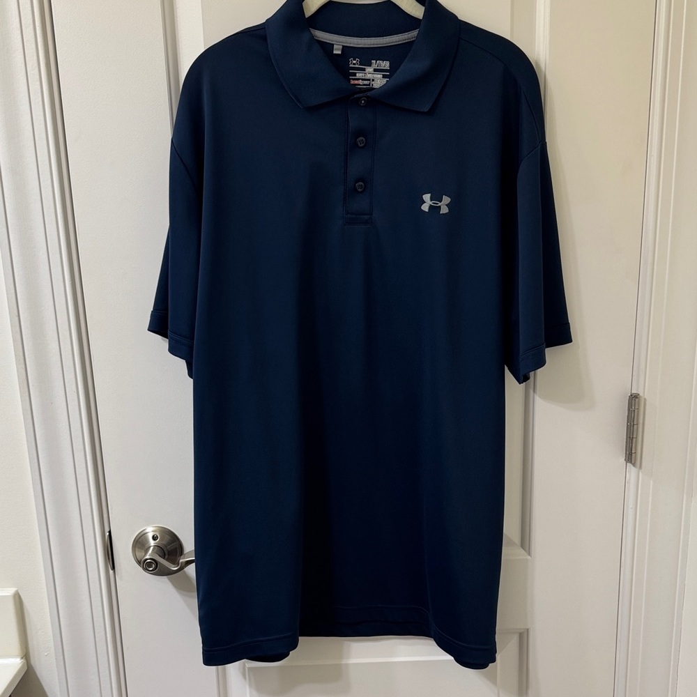 Under Armour Men's Dark Blue Polo